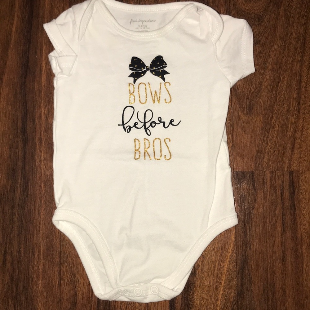 Baby girl onesie